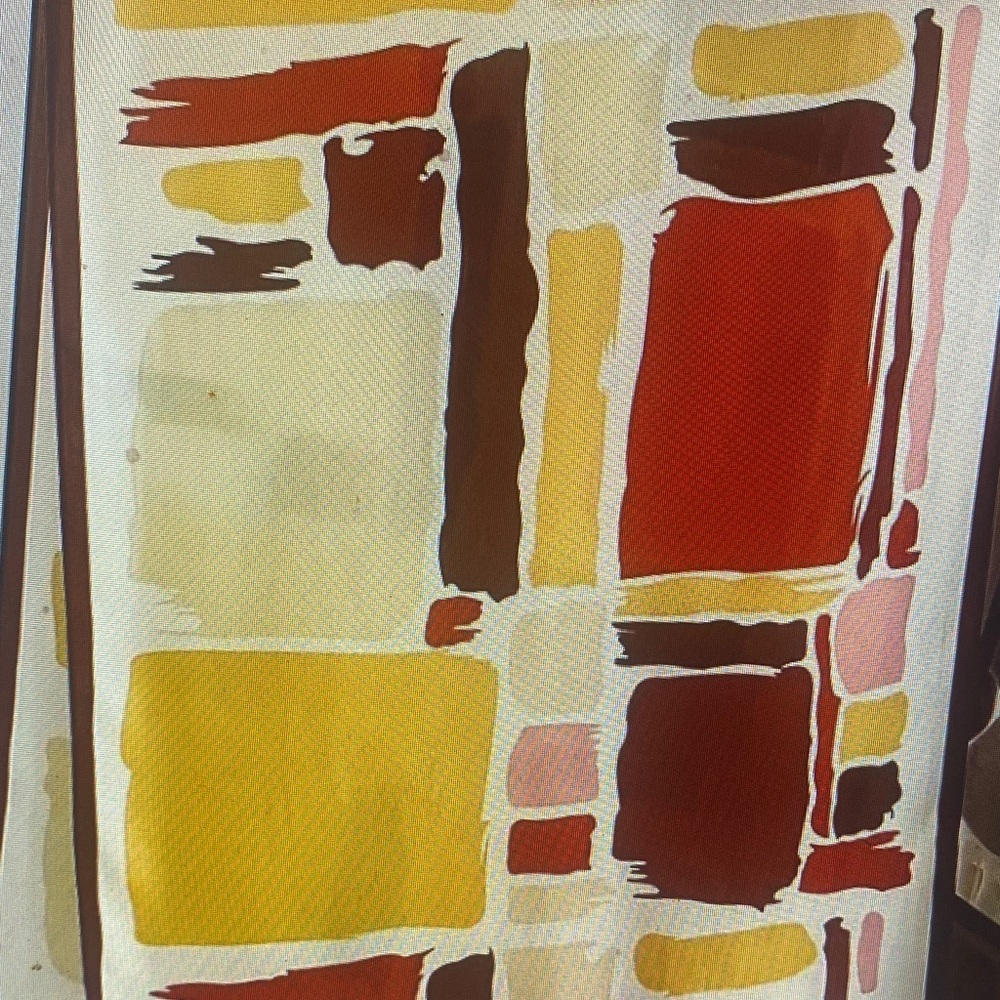 Vibrant Abstract Patterned Scarf - Picture 3 of 4
